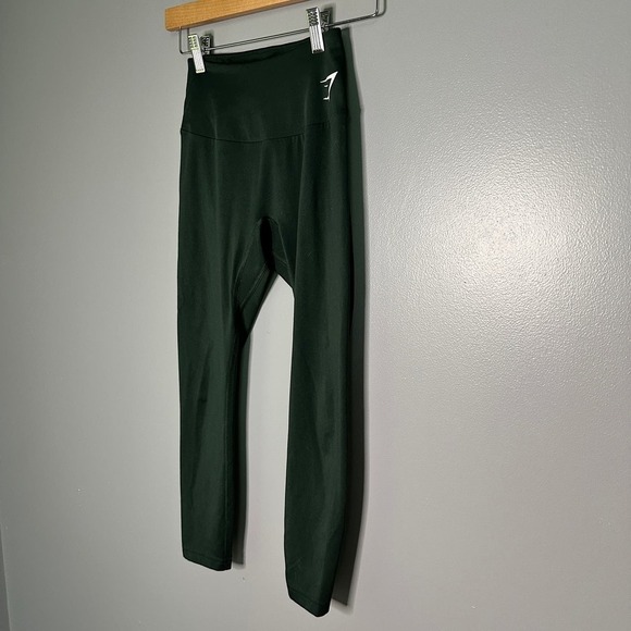 Gymshark Green Leggings Size Small - Picture 3 of 8
